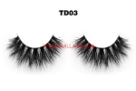 3D Clear Band Mink Strip Lashes TD03