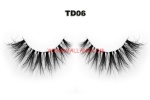 3D Clear Band Mink Strip Lashes TD06