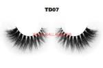 3D Clear Band Mink Strip Lashes TD07