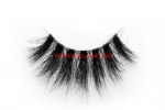 3D Clear Band Mink Strip Lashes SC34