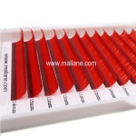 Silk Lash Extensions Red Color Factory Wholesale