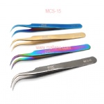 Eyelash Extension Tweezers Curved MCS15