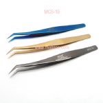 Eyelash Extension Tweezers Curved MCS19