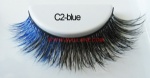 Colored Mink Strip Lashes C2-blue