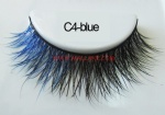 Colored Mink Strip Lashes C4-blue